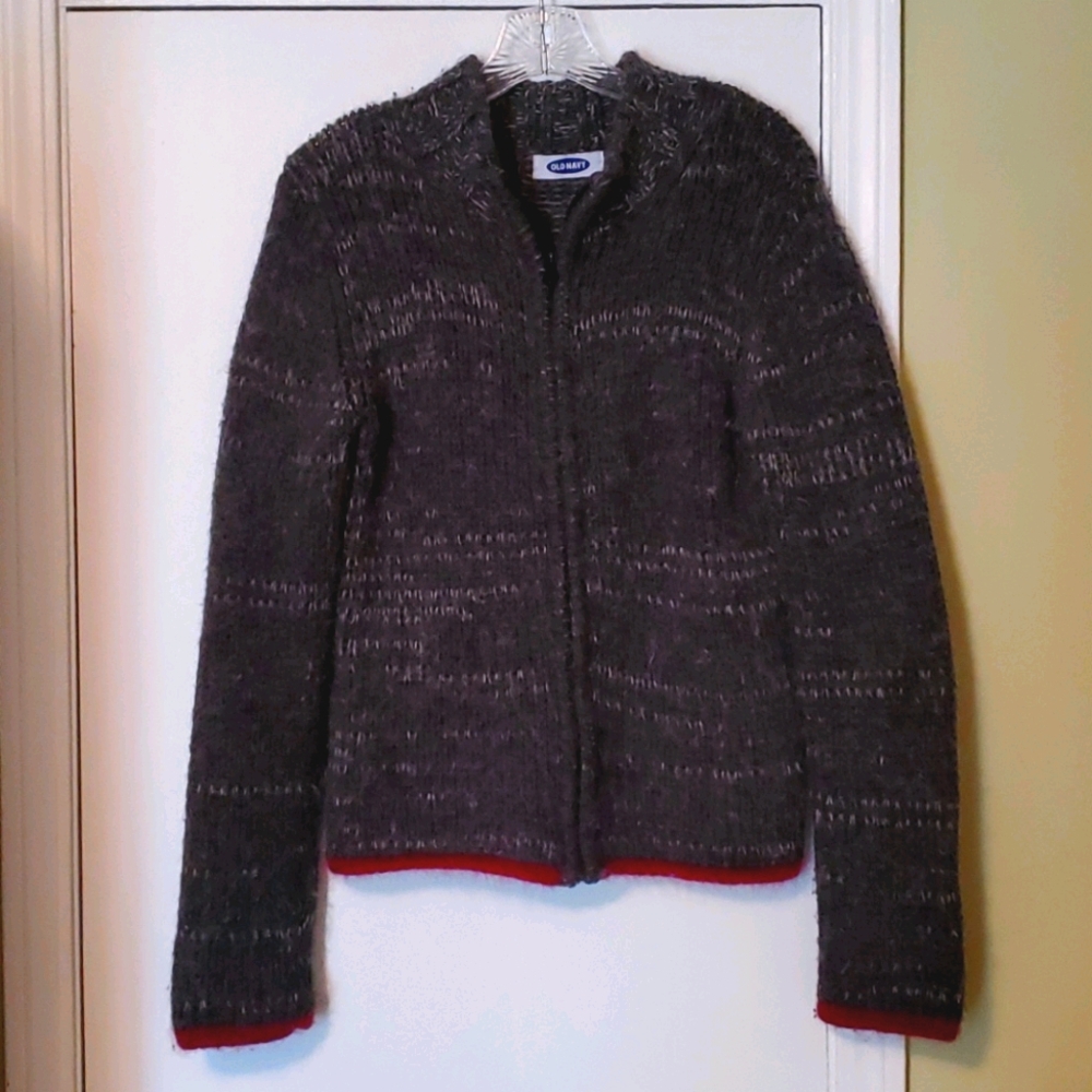 Zip-up Long Sleeve Sweater
